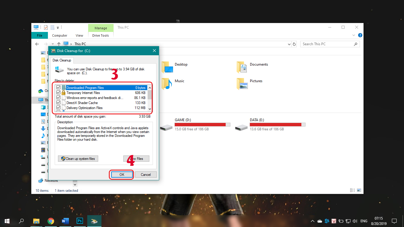 Ổ C bị đầy trên win 7, win 10 - Cách khắc phục hiệu quả