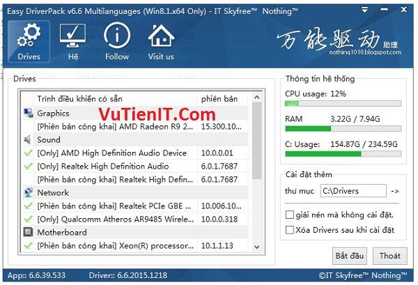 Tắt tự động cập nhật driver Windows 7