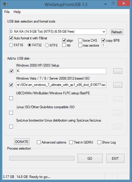 Hướng dẫn tạo USB chứa bộ cài đặt Windows XP, 7, 8 và 10
