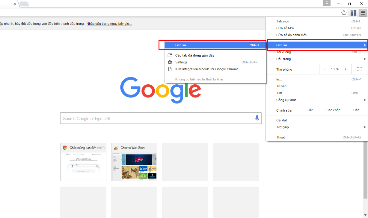 Cách xóa lịch sử tìm kiếm Google, Internet Explorer laptop, máy tính