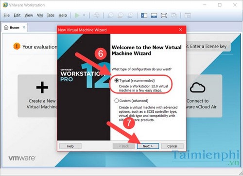 [TaiMienPhi.Vn] Hướng dẫn cài máy ảo bằng VMware, setup Windows 7, 8, 10 trên máy ảo