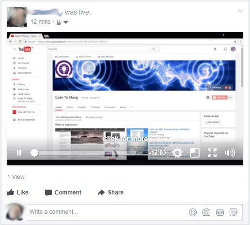 Cách Chia Sẻ Video Youtube Lên Facebook Ở Chế Độ Xem Trực Tiếp Trên Điện Thoại