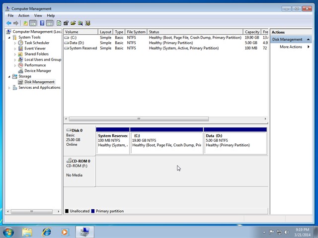 Hướng dẫn chia, phân vùng ổ cứng không mất dữ liệu trên Windows 7/8/10
