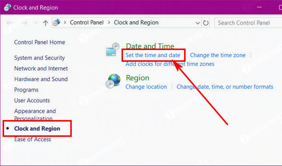 [TaiMienPhi.Vn] Chỉnh thời gian windows 10, thay đổi ngày giờ trên Win 10