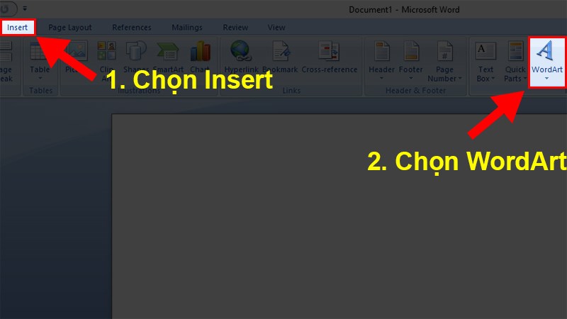 Cách tạo chữ nghệ thuật trong Word, có video hướng dẫn