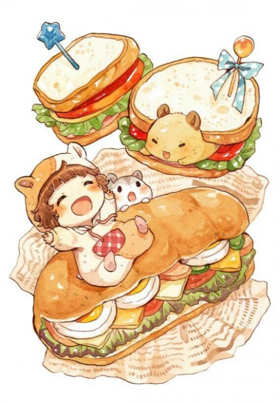 anime đồ ăn
