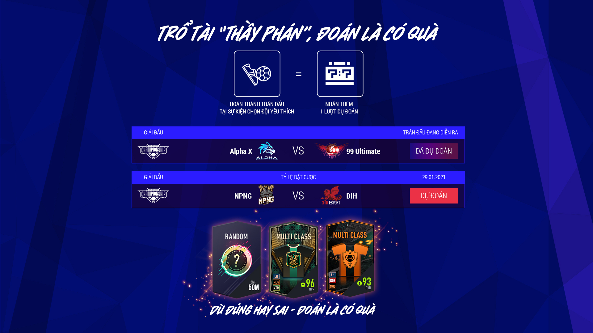 SỞ HỮU 500 FC CÙNG LOẠT ICONS MIỄN PHÍ MỖI NGÀY TẠI SỰ KIỆN ĐỒNG HÀNH CÙNG VCK QUỐC GIA FVNC 2021 MÙA 1